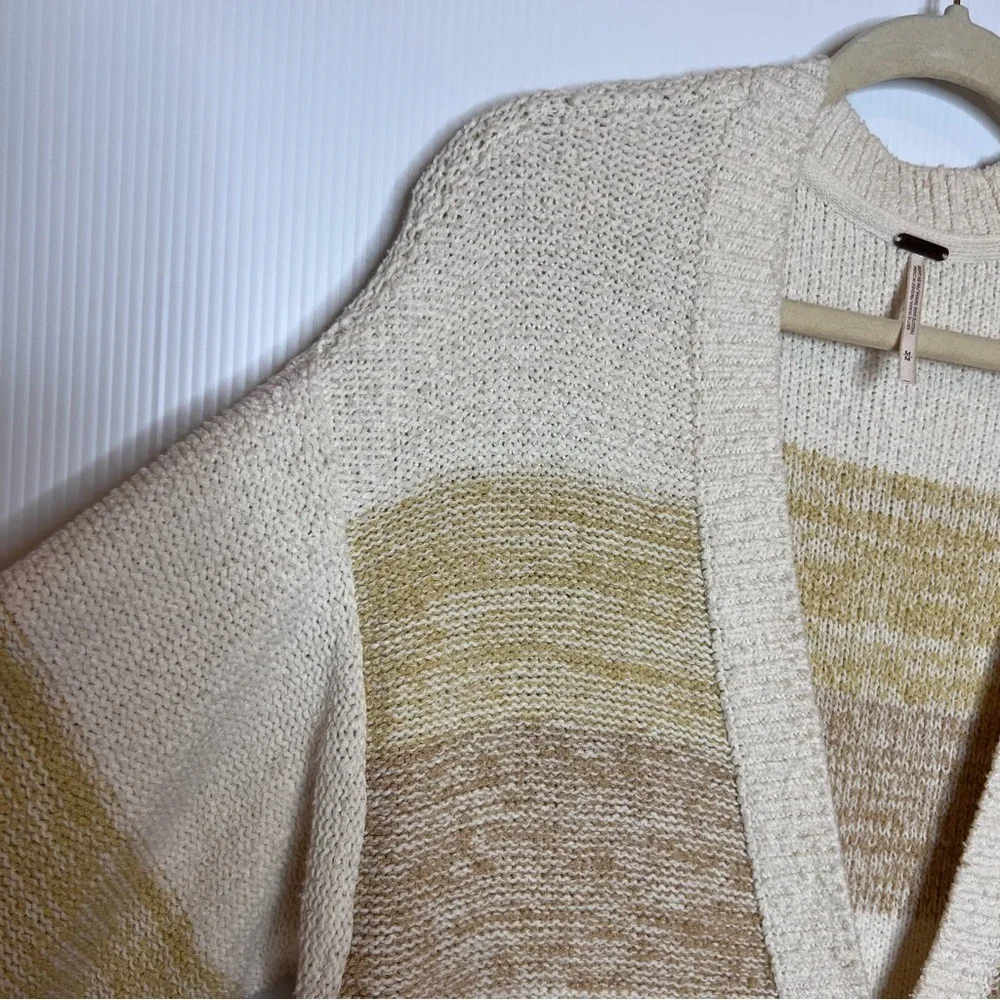 FREE PEOPLE Southport Beach Knit Maxi Cardigan. Size‎ Medium